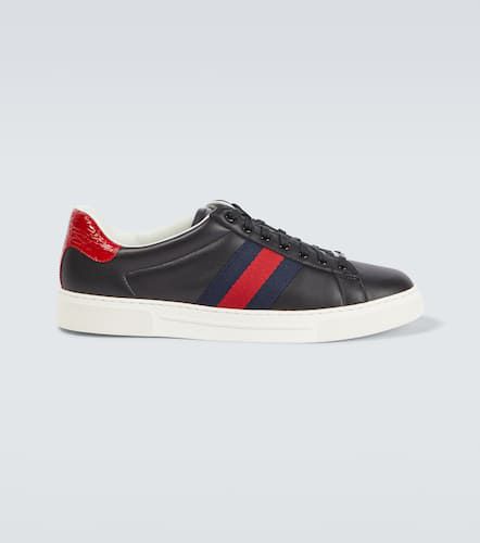 Gucci Baskets Ace en cuir - Gucci - Modalova