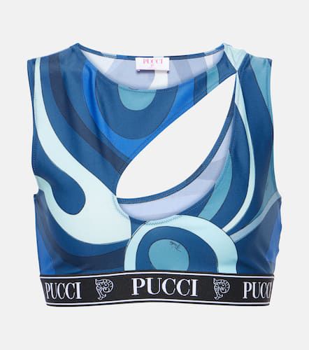 Pucci Brassière de sport imprimée - Pucci - Modalova