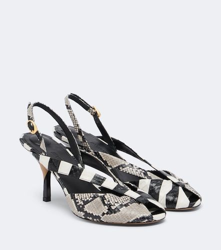 Escarpins slingback Poisson en cuir façon serpent - Jacquemus - Modalova