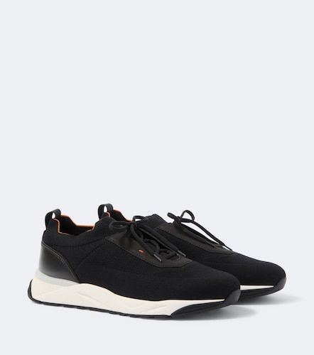 Santoni Baskets en cuir - Santoni - Modalova