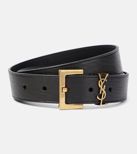 Ceinture Cassandre en cuir - Saint Laurent - Modalova