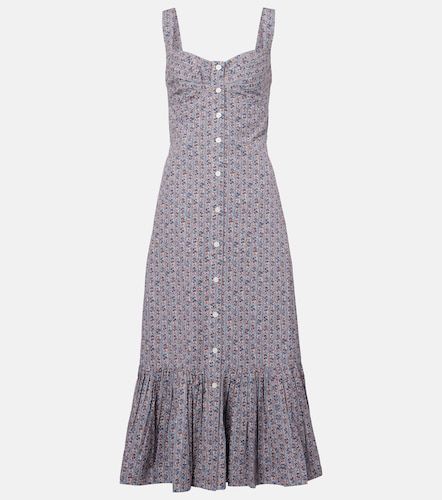 Robe midi en coton à fleurs - Polo Ralph Lauren - Modalova