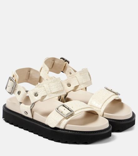 Sandales compensées en cuir - Acne Studios - Modalova