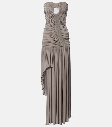 Robe longue asymétrique froncée - Christopher Esber - Modalova