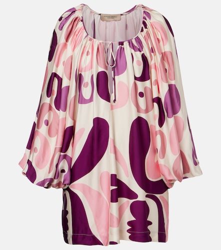 Robe imprimée en satin - Adriana Degreas - Modalova