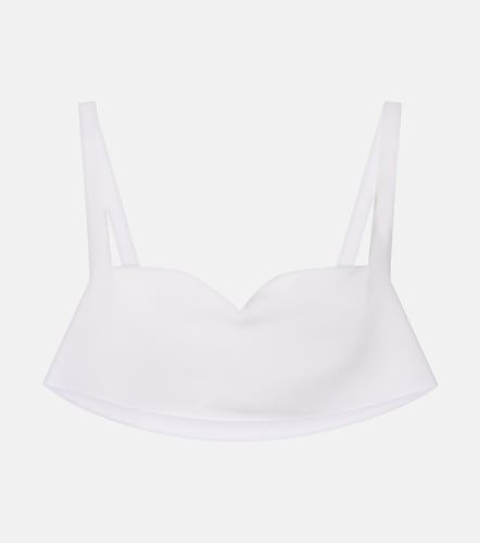 Top brassière en crêpe de Chine - Prada - Modalova
