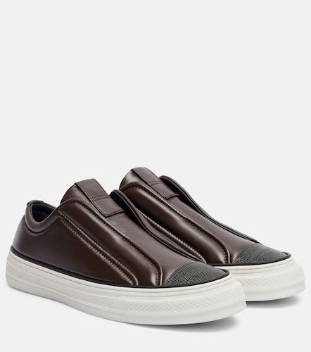 Baskets Monili en cuir - Brunello Cucinelli - Modalova