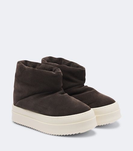 Bottines Mega Bumper en daim - Rick Owens - Modalova