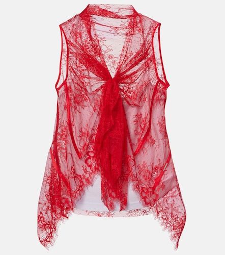 Jacques Wei Top en dentelle et soie - Jacques Wei - Modalova