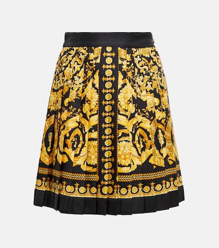 Versace Mini-jupe Barocco en soie - Versace - Modalova