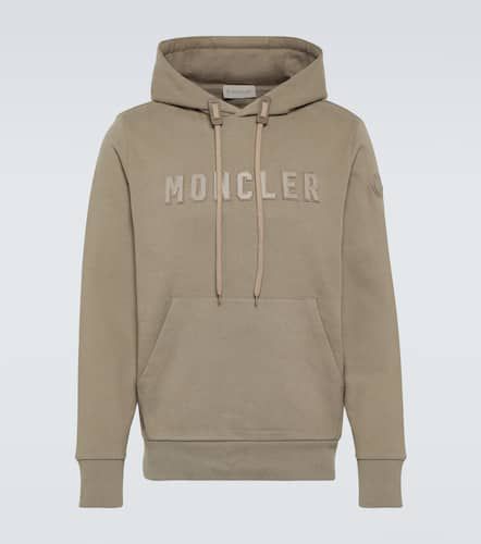 Sweat-shirt à capuche en coton à logo - Moncler - Modalova