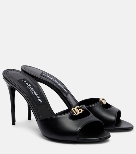 Dolce&Gabbana Mules DG en cuir - Dolce&Gabbana - Modalova