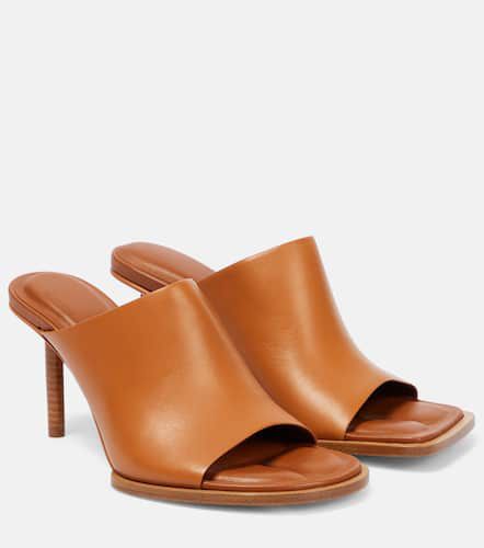 Mules Carrés Ronds en cuir - Jacquemus - Modalova