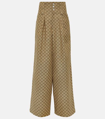 Pantalon ample GG en coton mélangé - Gucci - Modalova