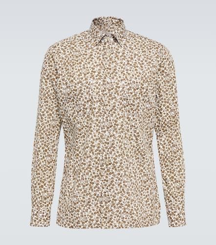Chemise à fleurs en coton mélangé - Kiton - Modalova