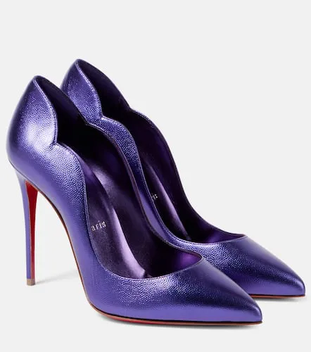 Escarpins Hot Chick 100 en cuir métallisé - Christian Louboutin - Modalova