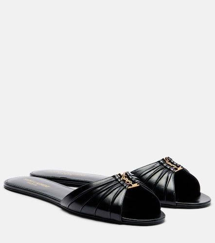 Mules Cassandre en cuir - Saint Laurent - Modalova
