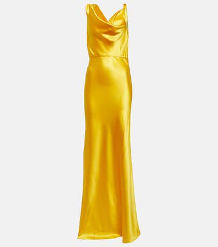 Robe longue Sanderson en satin - Veronica Beard - Modalova