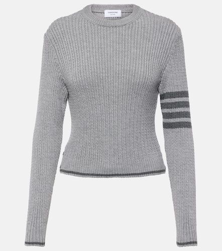 Thom Browne Pull 4-Bar en laine - Thom Browne - Modalova