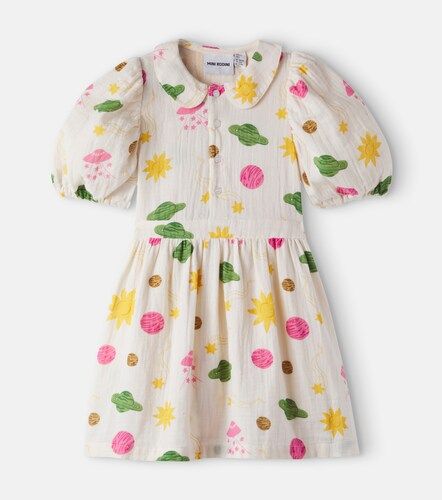 Robe Space imprimée en mousseline de coton - Mini Rodini - Modalova