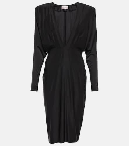 Robe midi en satin - Alexandre Vauthier - Modalova