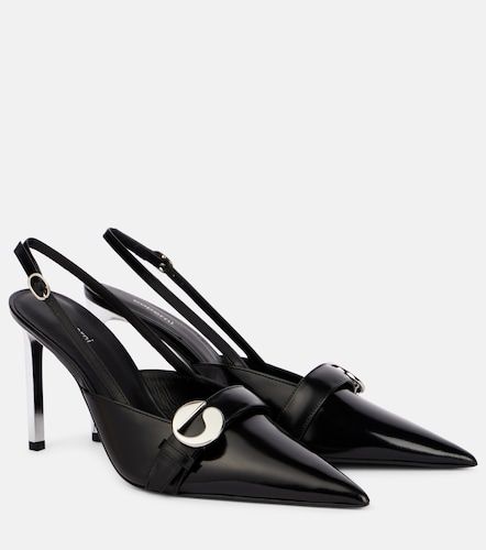 Escarpins sling-back en cuir à logo - Coperni - Modalova