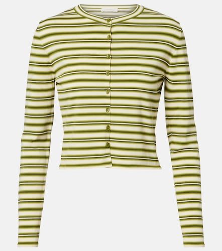 Cardigan Cinta rayé en coton mélangé - Faithfull - Modalova