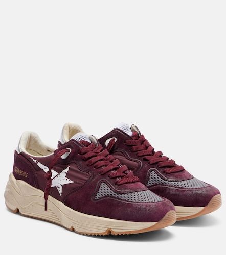 Baskets Running Nylon bordées de daim - Golden Goose - Modalova