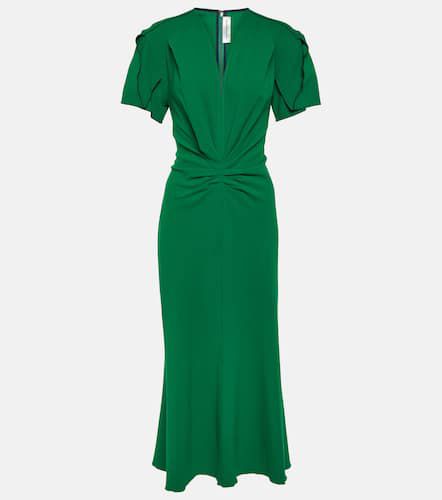 Robe midi en laine mélangée - Victoria Beckham - Modalova