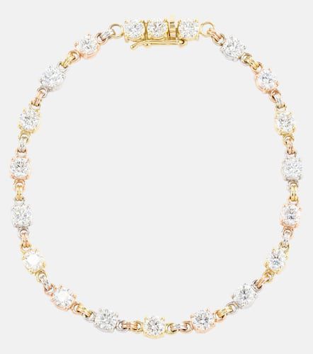 Bracelet Aysa en or, or rose, or blanc 18 ct et diamants - Spinelli Kilcollin - Modalova