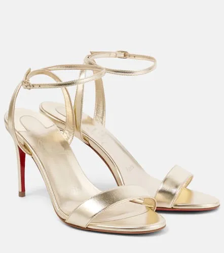 Sandales Loubigirl 85 en cuir métallisé - Christian Louboutin - Modalova