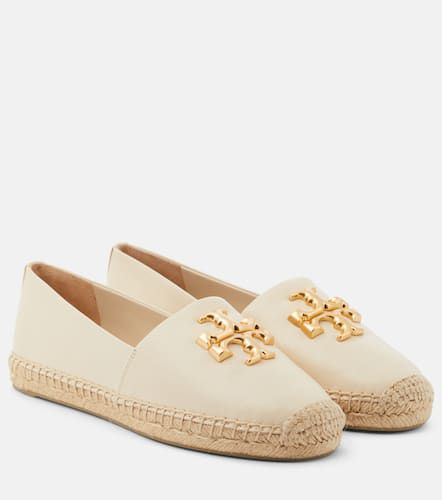 Espadrilles Eleanor en cuir à logo - Tory Burch - Modalova