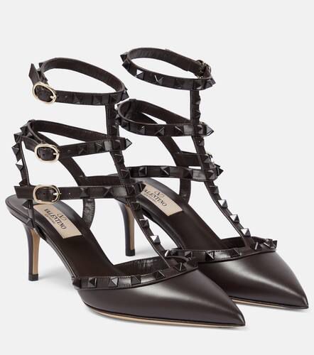 Sandales Rockstud en cuir - Valentino Garavani - Modalova