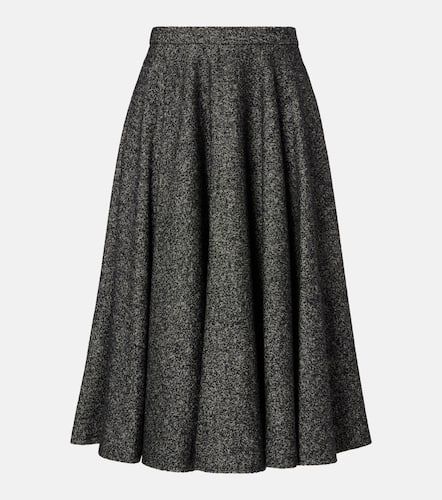Jupe midi en laine mlange - Dolce&Gabbana - Modalova