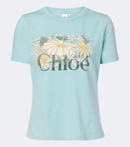 Chloé T-shirt en coton à imprimé - Chloe - Modalova