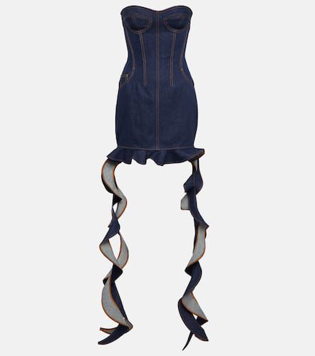 David Koma Robe bustier en jean - David Koma - Modalova