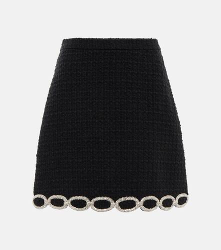 Mini-jupe en tweed à ornements - Valentino - Modalova