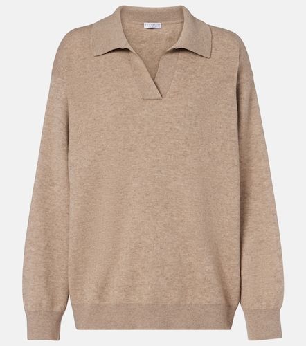 Polo Monili en cachemire mélangé - Brunello Cucinelli - Modalova