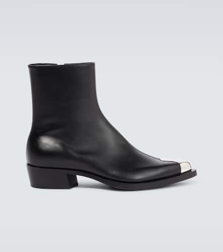 Bottines Punk en cuir - Alexander McQueen - Modalova