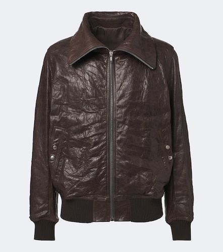 Veste blouson Dracuflight en cuir - Rick Owens - Modalova