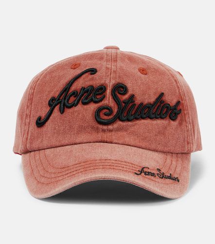 Casquette brodée en coton à logo - Acne Studios - Modalova