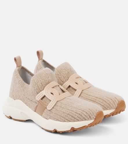 Tod's Baskets en maille et cuir - Tod's - Modalova