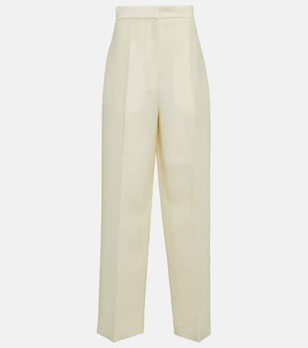 Pantalon Gordon en laine et soie - The Row - Modalova