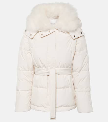 Veste doudoune à shearling - Yves Salomon - Modalova