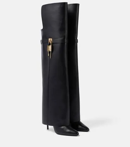 Cuissardes Shark Lock Stiletto en cuir - Givenchy - Modalova