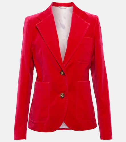 Blazer en velours de coton - Victoria Beckham - Modalova