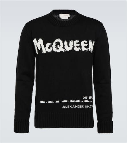 Pull McQueen Graffiti en coton - Alexander McQueen - Modalova