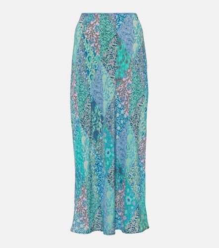 Jupe midi Ardith en soie patchwork - Rixo - Modalova