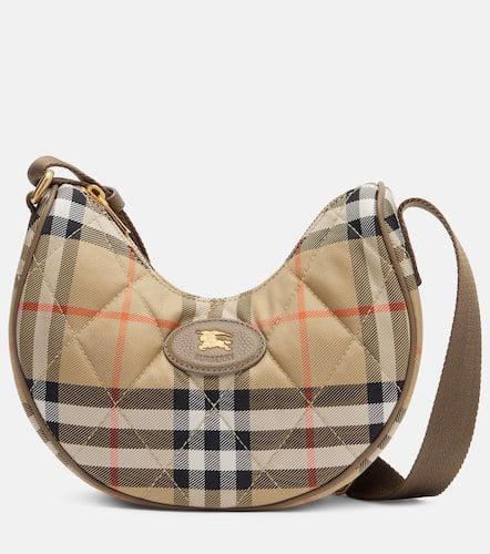 Sac à bandoulière Horseshoe Small Check - Burberry - Modalova