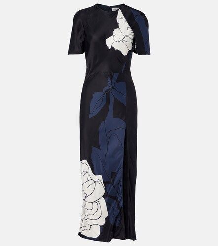 Robe midi imprimée - Victoria Beckham - Modalova